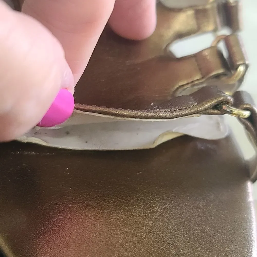 Nickels Soft Bronze Sandals 8.5